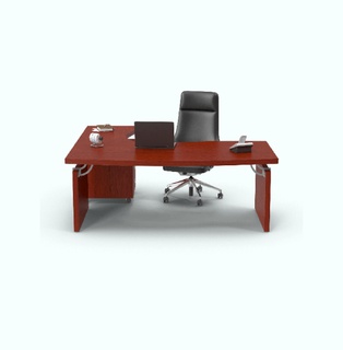Wooden Computer Table Chair Combo
