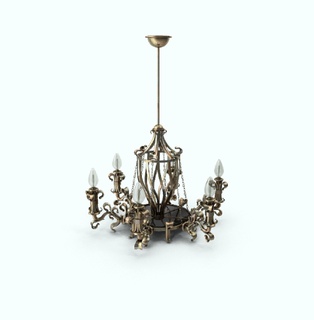 Chandelier Black