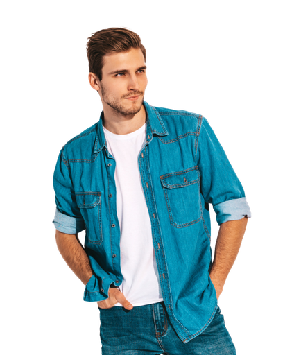 Blue Denim Shirt