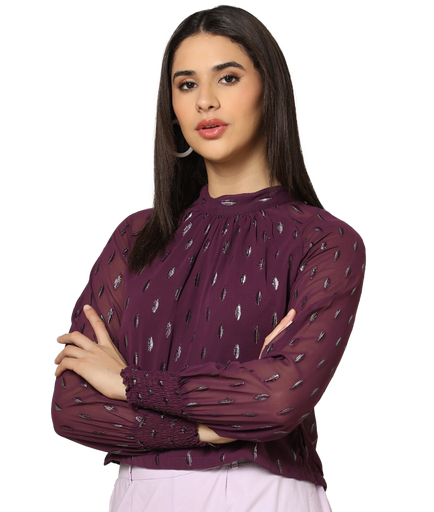 Collar Neck Top